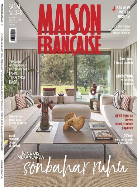 Maison Francaise Turkiye – 2 Kasim 2024 Cover