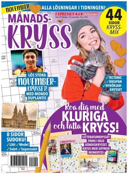 Manads-Kryss – Oktober 2024 Cover