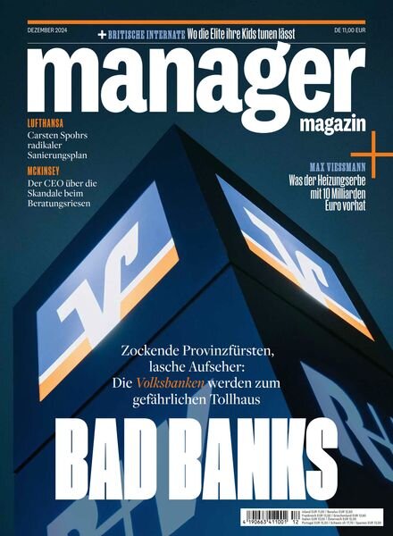 Manager Magazin – Dezember 2024 Cover