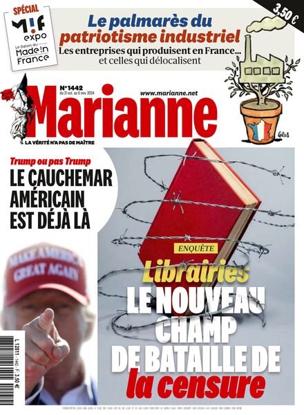 Marianne – 31 Octobre 2024 Cover