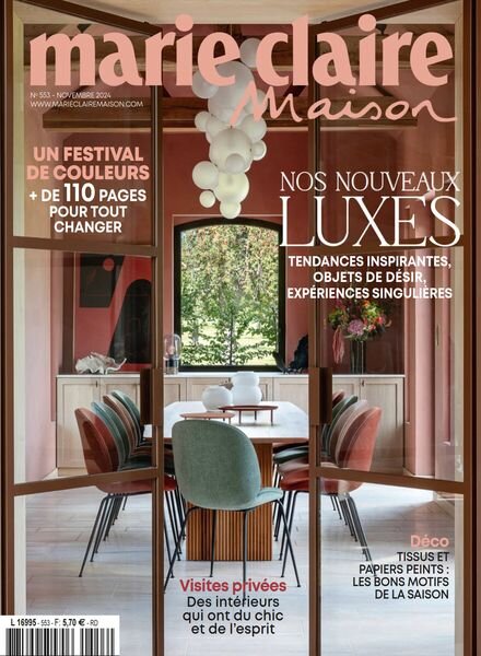 Marie Claire Maison France – Novembre 2024 Cover