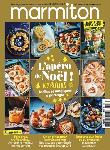Marmiton – Hors-Serie N 16 – Decembre 2024 – Janvier 2025 Cover