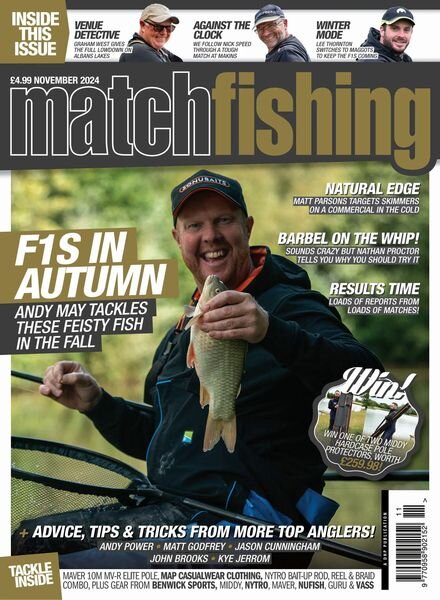 Match Fishing – November 2024 Cover