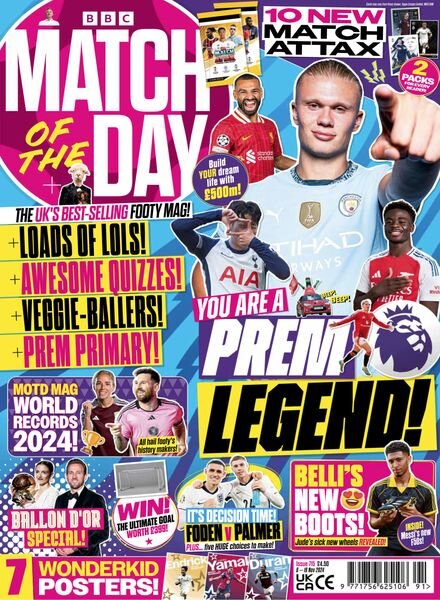 Match of the Day – 6 November 2024 Cover