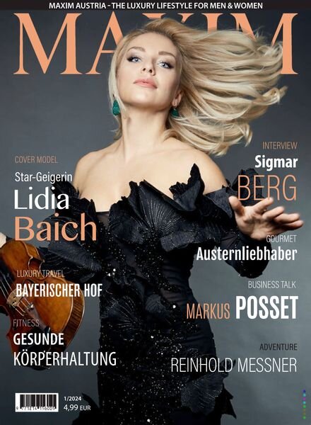 Maxim Austria – Janner 2024 Cover