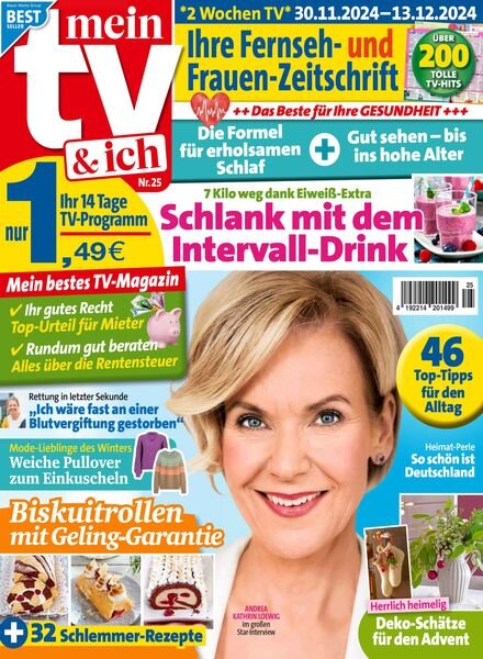mein TV und ich – 21 November 2024 Cover