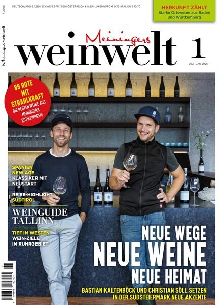 Meiningers Weinwelt – Dezember 2024 – Januar 2025 Cover