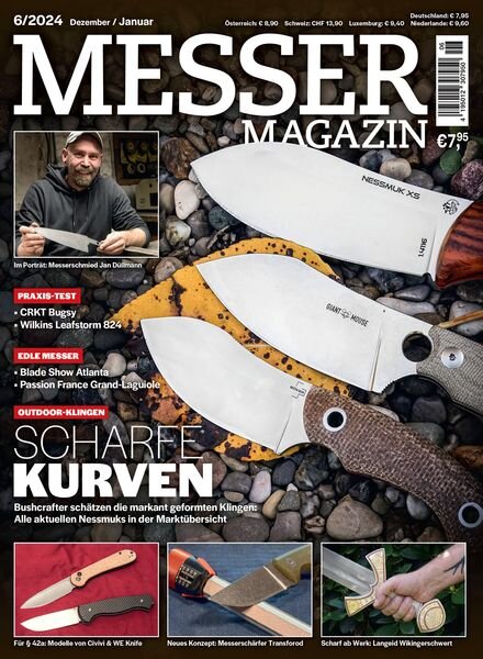 Messer Magazin – Dezember 2024 – Januar 2025 Cover