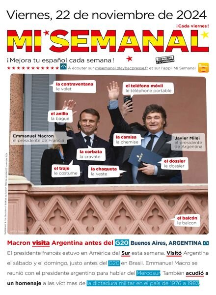 Mi Semanal – 22 Noviembre 2024 Cover