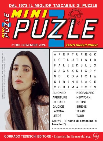 Mini Puzzle – Novembre 2024 Cover