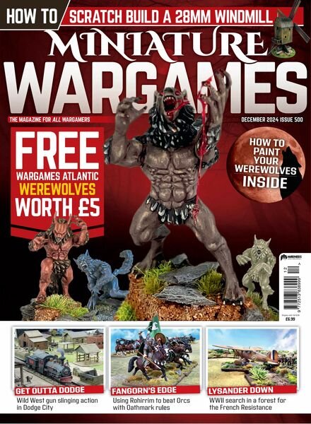 Miniature Wargames – Issue 500 – December 2024 Cover