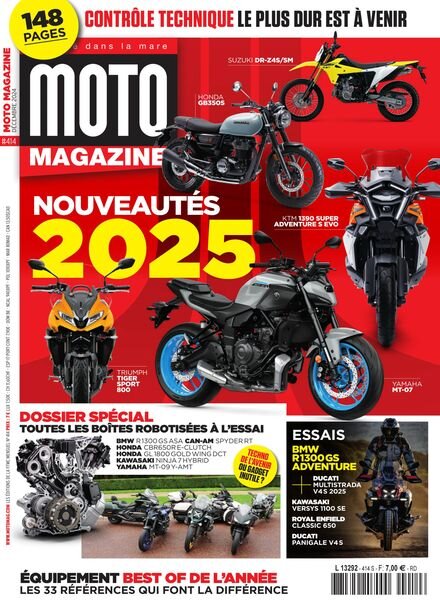 Moto Magazine – Decembre 2024 Cover