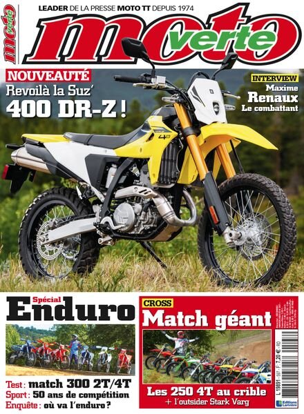 Moto Verte – Decembre 2024 – Janvier 2025 Cover