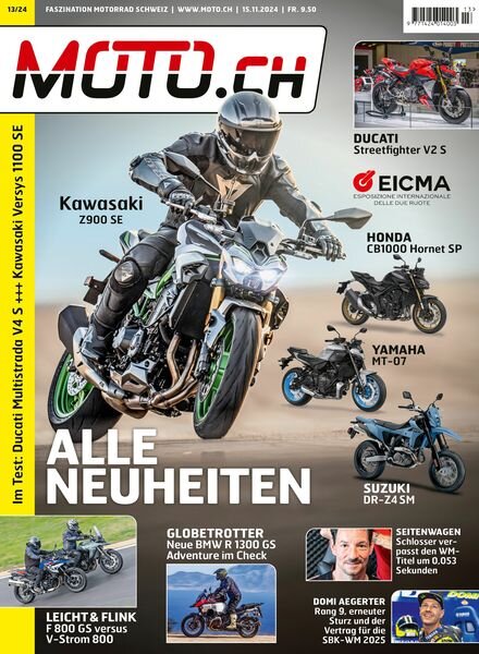 Moto.ch – 15 November 2024 Cover