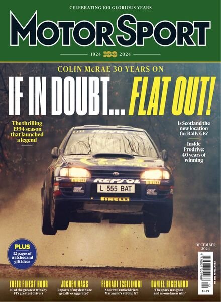 Motor Sport Magazine – December 2024 Cover