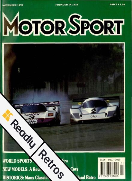 Motor Sport Magazine – November 1990 Cover