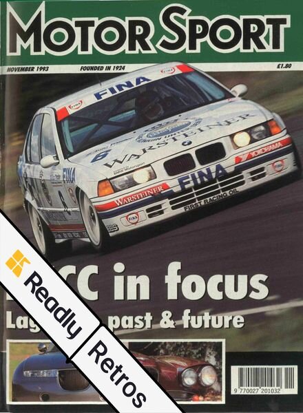 Motor Sport Magazine – November 1993 Cover