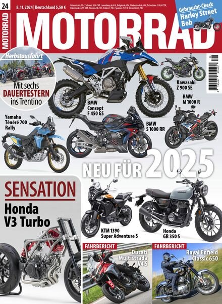Motorrad – 7 November 2024 Cover