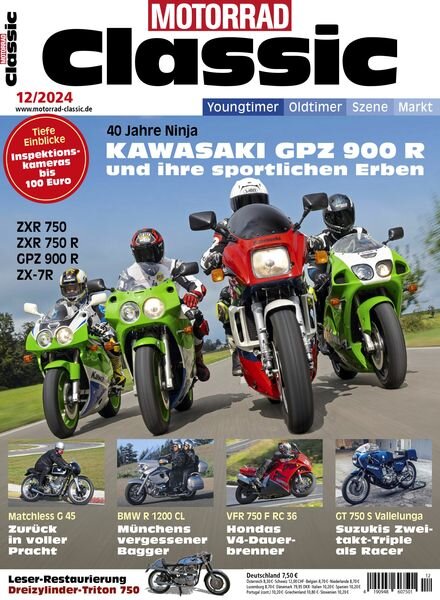 Motorrad Classic – Dezember 2024 Cover