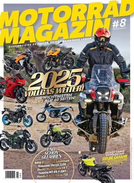 Motorradmagazin – Winter 2024-2025 Cover