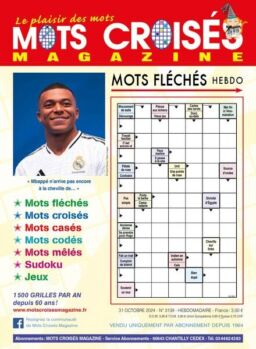Mots Croises Magazine – 31 Octobre 2024