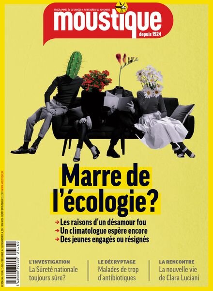 Moustique Magazine – 13 Novembre 2024 Cover