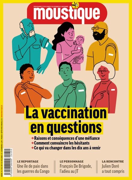 Moustique Magazine – 6 Novembre 2024 Cover