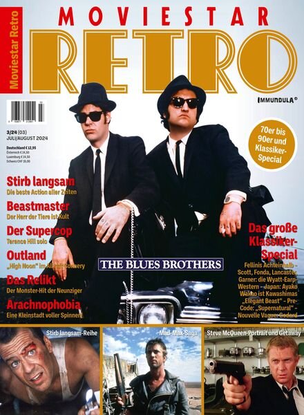 Moviestar Retro – Juli-August 2024 Cover