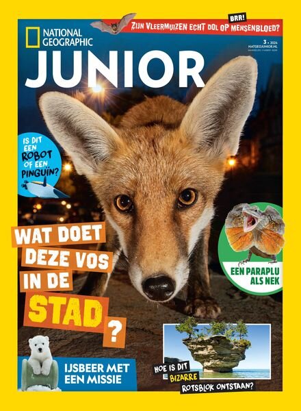 National Geographic Junior Nederland – November 2024 Cover