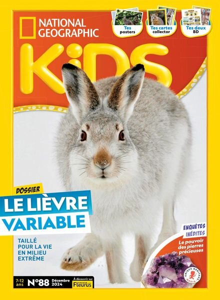 National Geographic Kids France – Decembre 2024 Cover