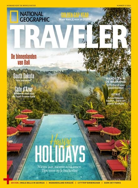National Geographic Traveler Nederland – November 2024 Cover