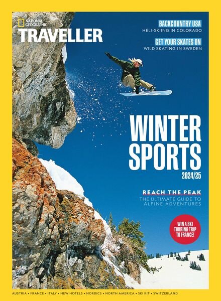 National Geographic Traveller Winter Sports – 2024-2025 Cover