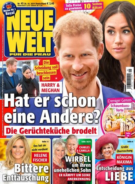 Neue Welt – 30 Oktober 2024 Cover