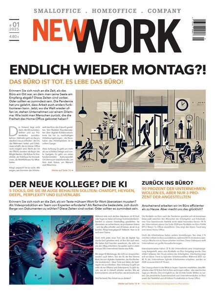 New Work Magazine – Ausgabe 1 2025 Cover
