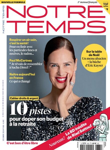 Notre Temps – Decembre 2024 Cover