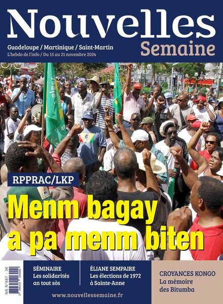Nouvelles Semaine – 15 Novembre 2024 Cover