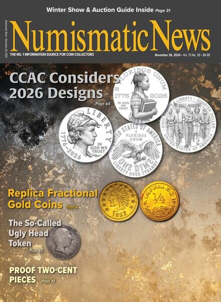 Numismatic News – November 26 2024 Cover