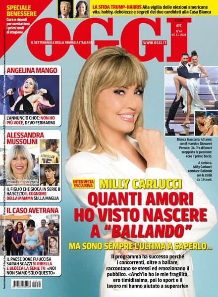 Oggi – 7 Novembre 2024 Cover