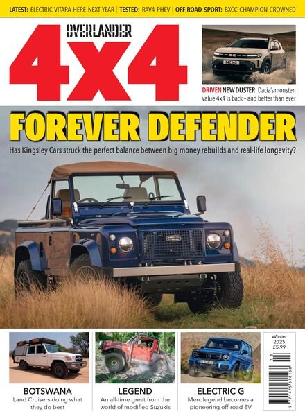 Overlander 4×4 – Winter 2025 Cover