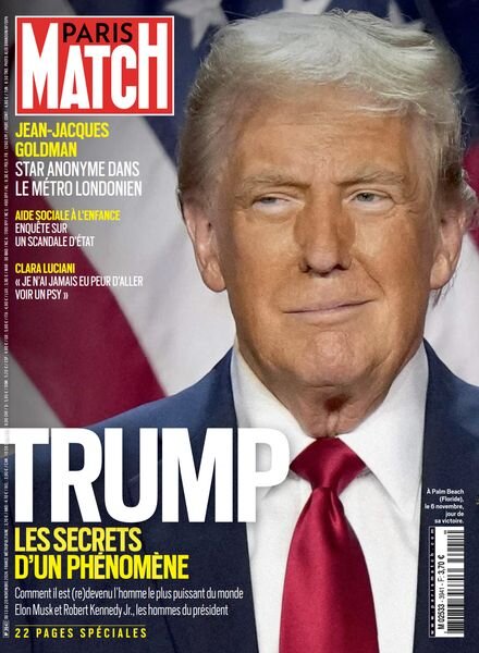 Paris Match – 13 Novembre 2024 Cover