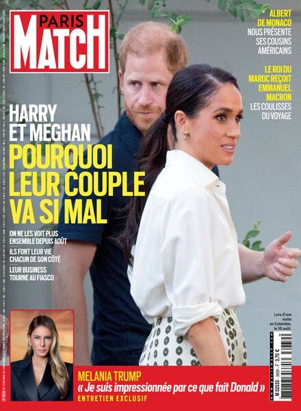 Paris Match – 31 Octobre 2024 Cover