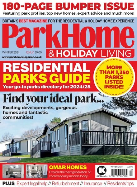 Park Home & Holiday Living – Winter 2024 Cover