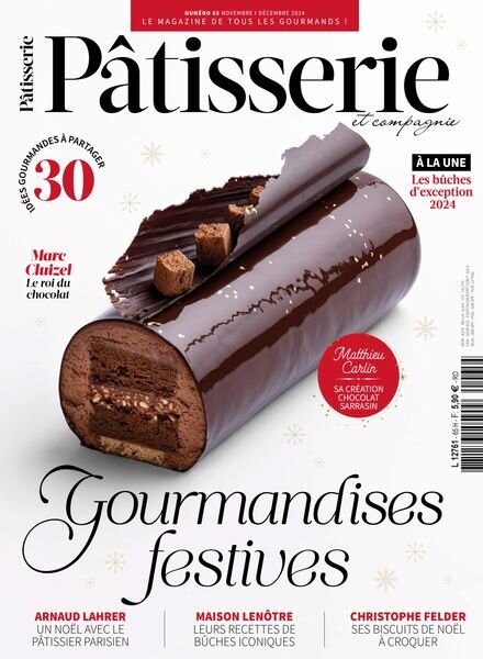 Patisserie et Compagnie – Novembre-Decembre 2024 Cover