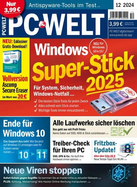 PC Welt – Dezember 2024 Cover