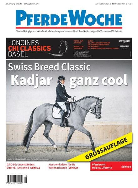 PferdeWoche – 20 November 2024 Cover