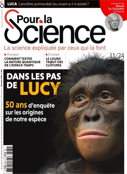 Pour la Science – Novembre 2024 Cover