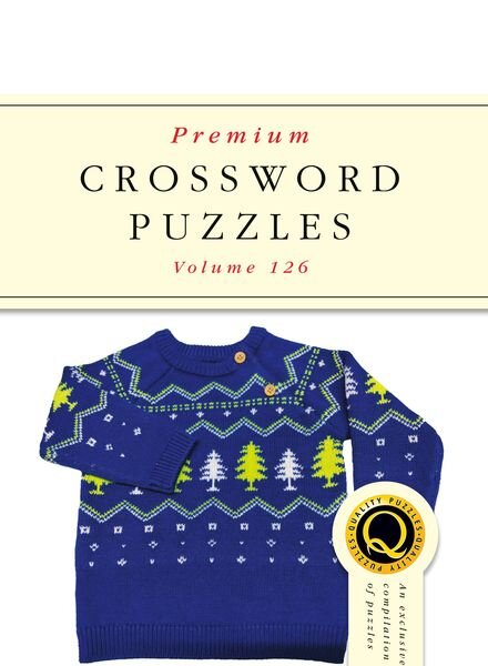 Premium Crossword Puzzles – Issue 126 2024 Cover