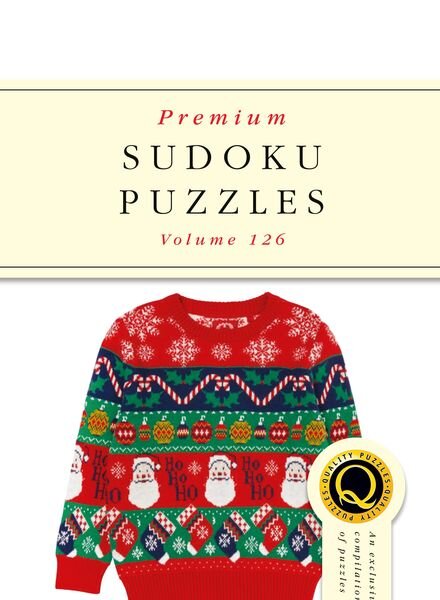 Premium Sudoku Puzzles – Issue 126 2024 Cover