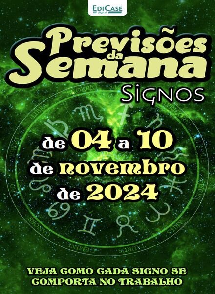 Previsoes da Semana – 4 Novembro 2024 Cover