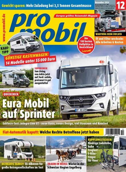 Promobil – Dezember 2024 Cover